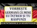 vorbeste limba germana cu mine eu intreb si tu raspunzi