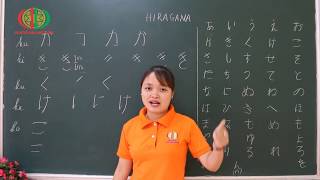 Bảng chữ cái Hiragana - Tiếng Nhật giao tiếp N5 giáo trình Minano Nihongo