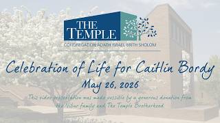 Celebration of Life for Caitlin Bordy