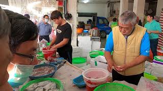 超大花枝便宜到根本不用考慮，還不買就槌心肝 中彰海王子海鮮叫賣彰化和美市場海鮮拍賣915