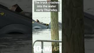 Truck pulled out of water in East Providence #shorts
