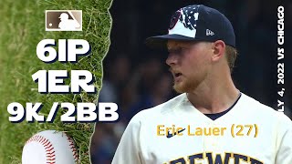 Eric Lauer | July 4, 2022 | MLB highlights