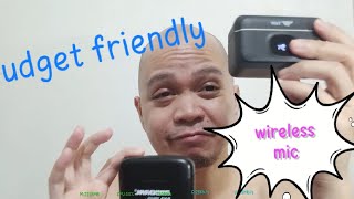 shopee budget friendly wireless mic!!!