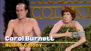 Carol Burnett And Tommy Smothers | Nudist Colony | Smothers Brothers Comedy Hour