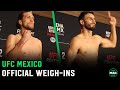 UFC Mexico: Official Weigh-Ins