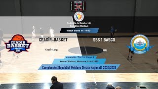 BC CEADÎR-BASKET vs SSS-1 BC BASCO 01.02.2025