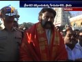 gautamiputra satakarni movie team along with balakrishna visits tirumala