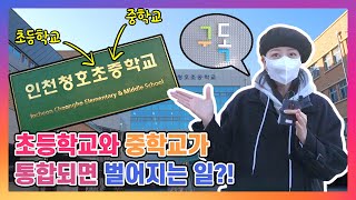 인천에 초등학교랑 중학교가 함께 있다고??(인천스쿨그램 10화.인천청호초중학교)