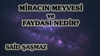 Said Şaşmaz - Miracın Meyvesi ve Faydası Nedir?