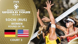 Kozuch/Ludwig vs. Alix/April - Women's R16 | 4* Sochi 2021