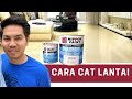 CARA CAT LANTAI GUNA 2 BAHAN!