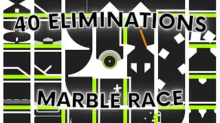 Spiral Elimination Marble Race - 40 Eliminations