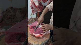 Ox Cow Meat Cutting Skills By Bangladesh Dhaka Market #trending #shorts