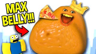 Roblox Eating Simulator Annoying Orange Farty Party - i ate everything and got 999999 fat in roblox munching masters