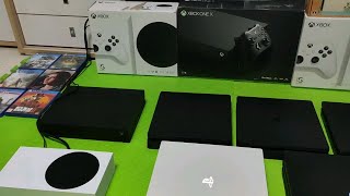 收了一堆游戏机，用了一天的xboxss和大翻车的ps4slim折腾版