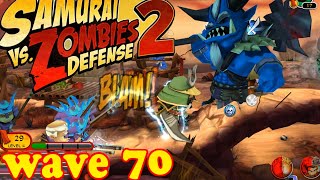 Samurai vs Zombies 2 - Boss Wave 70 | Hero Ronin (Old Cool Android Game)