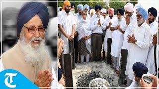 Family members of Parkash Singh Badal collect his ashes; bhog ceremony on May 4