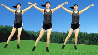 A Cai's aerobics dance step teaching \