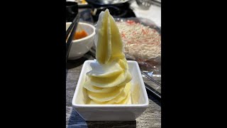 肉多多火鍋🍲擠完美螺旋冰淇淋🍦～不容易😂☺️