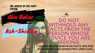 Advice from the first caliph ABU BAKAR!!!! #abubakar #khalifah #advice for life