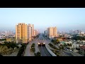 shaheed e millat road karachi umar sharif underpass 4k aerial view