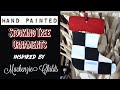 DIY Mackenzie Childs Inspired Hand Painted Dollar Tree Ornament Stockings Tutorial