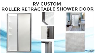 RV Custom Retractable Shower Door