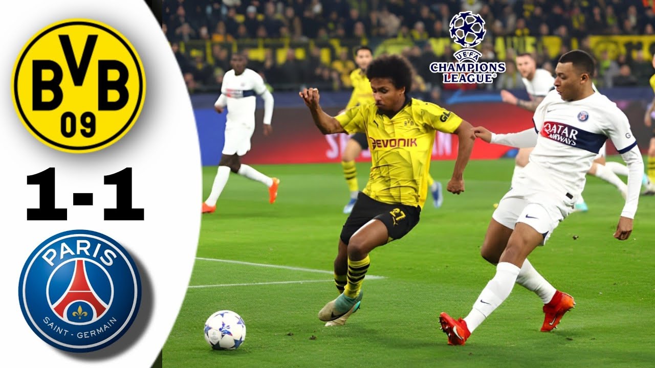 PSG VS DORTMUND TADI MALAM | Hasil Liga Champion Tadi Malam | Hasil ...