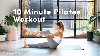 10 Minute Full Body Pilates (No Equipment Needed) | Good Moves | Well+Good