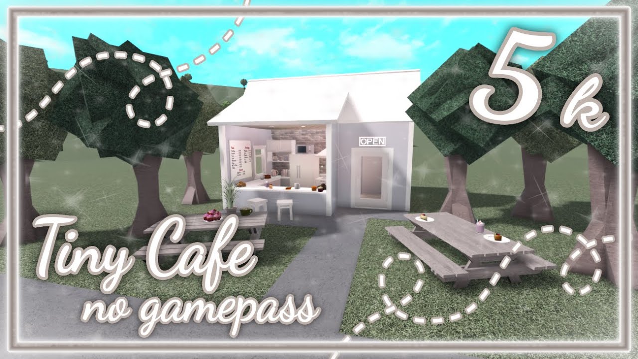 Bloxburg Build || Tiny Cafe [no Gamepass] 5k - YouTube