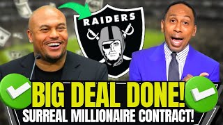 ✅😱URGENT:RAIDERS CONFIRMS BIG DEAL RIGHT NOW!! IT EXPLODED ON THE WEB!! LAS VEGAS RAIDERS NEWS TODAY