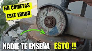 5 errores comunes al cortar metal con amoladora ¡Evítalos!