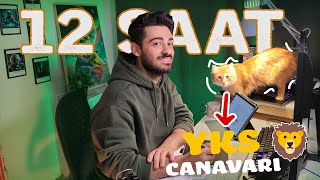 Benimle 12 Saat YKS Çalış! | YKS'ye 176 Gün Kala Benimle Verimli Çalış! | Study With Me Live | CANLI