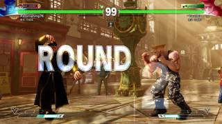 SFV: Astonishing76(M.BISON) vs -YouHE-(GUILE) - Casual Match