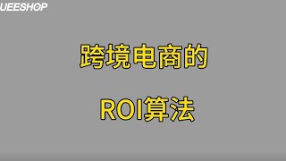 跨境电商的ROI算法