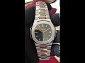 timexchange patek philippe nautilus early one from 1977 ref. 3700 01a full set