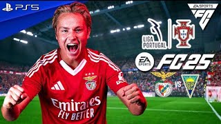 FC 25 | SL Benfica vs Estoril Praia - Liga Portugal Full Match 2024 Highlights, Aktürkoğlu | PS5™ 4K