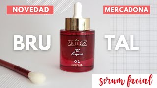 NOVEDAD MERCADONA: ALUCINANTE SERUM FACIAL PARA PIEL MADURA!! ANTI OX OIL LICOPENO