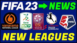 FIFA 23 NEWS & LEAKS | ALL NEW CONFIRMED LICENSED LEAGUES & MORE ✅