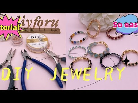 How To Make A Wirewrap Beads Ring Step By Step Guide By Diyforu Della