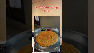 How to make thin \u0026 crispy chilla #besankachila #chillarecipe #besankanasta #besanrecipes #easyrecipe