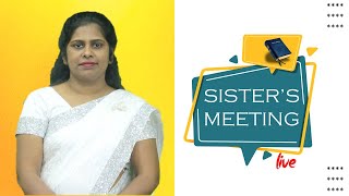 Live || பெண்கள் கூட்டம் || SISTERS' MEETING || 21-09-21 பெண்களுக்குத் தேவையான ஜெப அனுபவம்