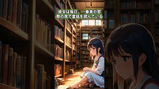 【図書室の女の子】 #意味が分かると怖い話  #分からなければコメントで質問を #shorts