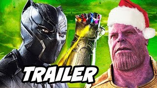 Black Panther Christmas Trailer and Avengers Infinity War Marvel Gods