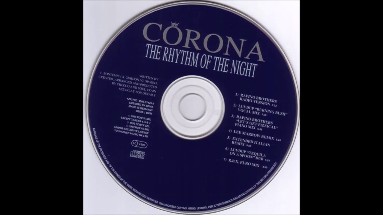 Corona - The Rhythm Of The Night (Extended Italian Remix) - YouTube