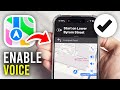 How To Enable Voice Directions In Apple Maps - Full Guide