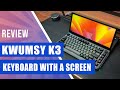 Kwumsy K3 - Mechanical Keyboard with a Touch Screen, USB Hub, and SSD Enclosure