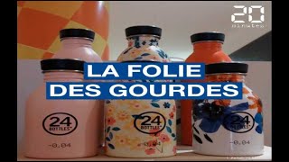 En inox, en plastique recyclé, en Tritan... La folie des gourdes