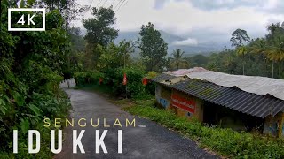 Walking at Sengulam , Idukki | 4K ASMR Walking tour in beautiful Kerala Village