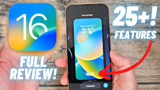 iOS 16 REVIEW! // 25 NEW Features in iOS 16 + Should You Update to iOS 16? 🔋